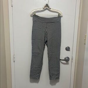 Trendy Black and White Gingham Pants​
